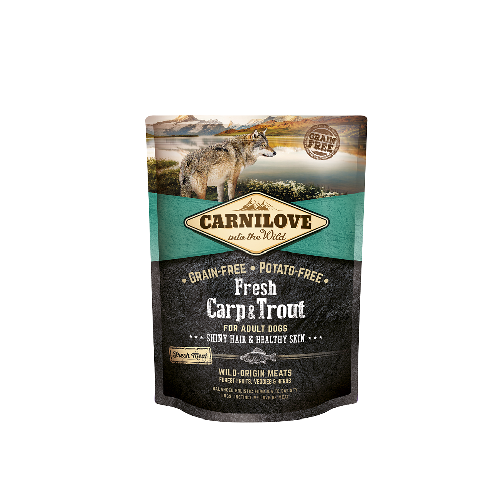 CARNILOVE Fresh Carp&Trout for Adult teraviljavaba koeratoit 12kg