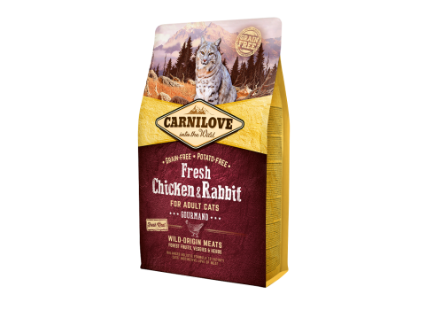 Carnilove FRESH Chicken & Rabbit Adult - Gourmand kassitoit 2kg