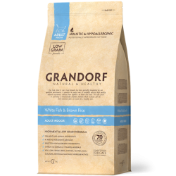 Grandorf Cat - Valge kala 2kg - Adult Skin&Care kassitoit