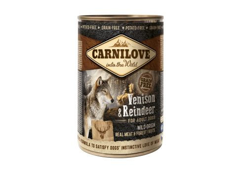 Carnilove Venison & Reindeer konserv koertele 400g