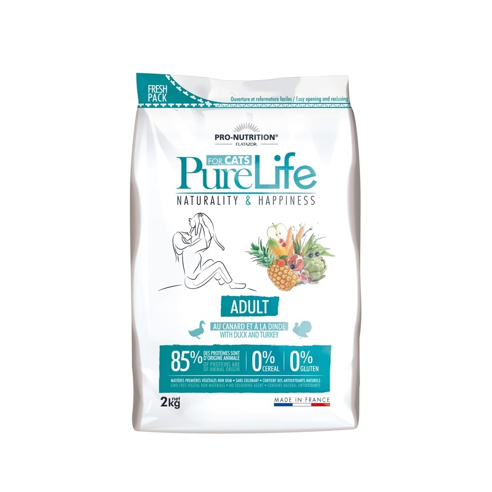 Pro-Nutrition teraviljavaba kassitoit Adult pardi-ja kalkunilihaga 2kg