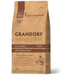 Grandorf Dog - Pardi- ja kalkunliha 10kg - Adult Medium ja Maxi koeratoit
