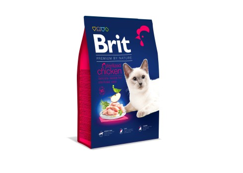 Brit Premium Cat Sterilized Chicken kassitoit 8kg