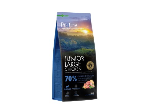 Profine Junior Large Chicken & Potatoes koeratoit 12 kg
