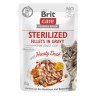 Brit Care Fillets in Gravy Hearty Duck märgtoit steriliseeritud kassidele 85g