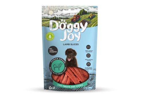 Doggy Joy lamb slices närimismaiused kutsikale 90g