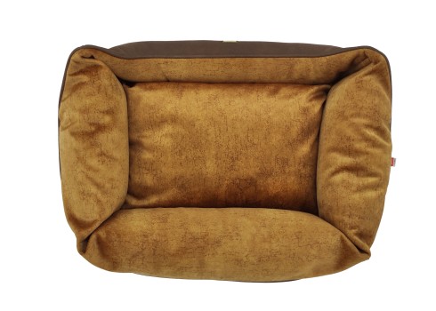 Cazo Soft Bed Velvet Gold pesa koertele 55x42cm
