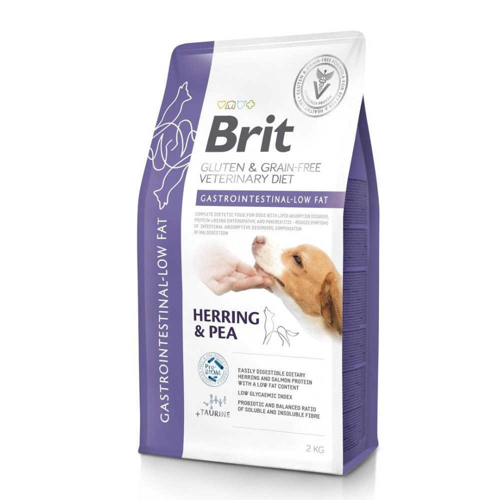 Brit Veterinary Diet Gastrointestinal - Low Fat erisööt koertele 2kg