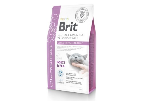 Brit Veterinary Diet Ultra-Hypoallergenic erisööt kassidele 5kg