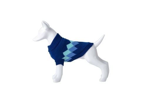 Freedog Rhombus sinine kampsun koerale 35cm