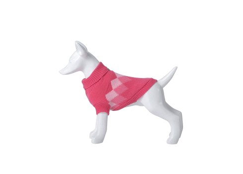 Freedog Rhombus roosa kampsun koerale 20cm