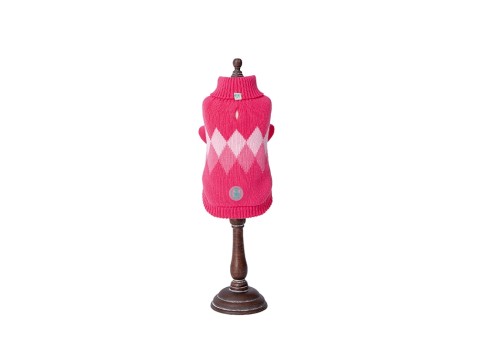 Freedog Rhombus roosa kampsun koerale 20cm