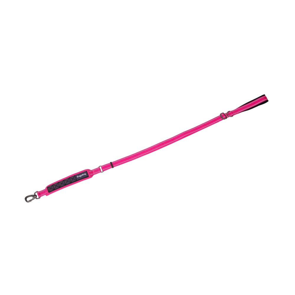 Freedog Boreal fuksiaroosa jalutusrihm koerale 25mm x 120-180cm
