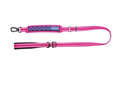 Freedog Boreal fuksiaroosa jalutusrihm koerale 25mm x 120-180cm