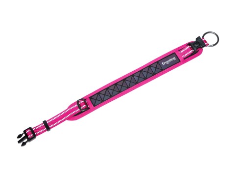 Freedog Boreal fuksiaroosa kaelarihm koerale 25mm x 53-63cm