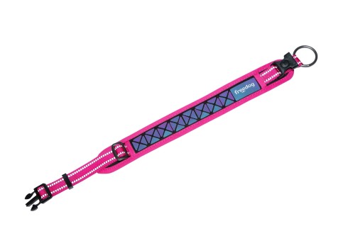 Freedog Boreal fuksiaroosa kaelarihm koerale 20mm x 43-52cm