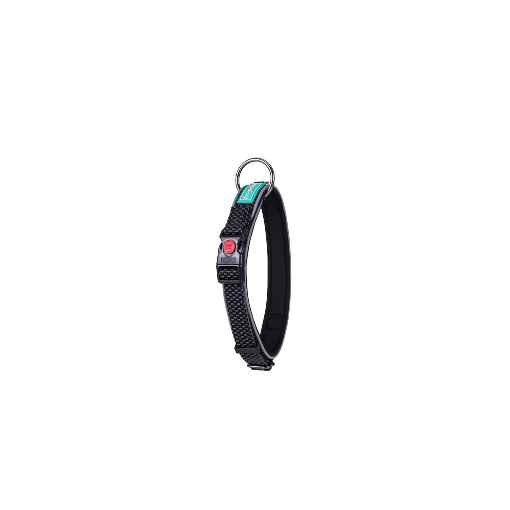 Freedog Extreme nailonist must kaelarihm koerale 30mm x 51-71cm Freedog Extreme nailonist must kaelarihm koerale 30mm x 51-71cm