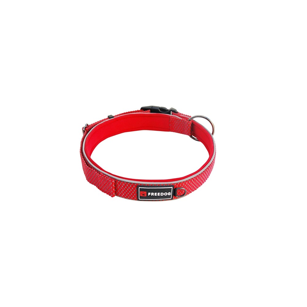 Freedog Extreme nailonist punane kaelarihm koerale 25mm x 46-66cm