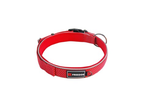 Freedog Extreme nailonist punane kaelarihm koerale 20mm x 35-51cm