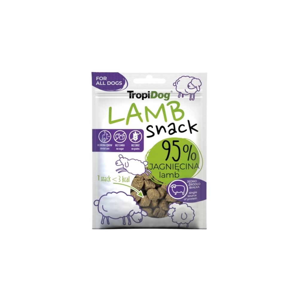 TropiDog Lamb Snack koeramaius 70g