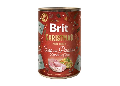 Brit Care Mono Protein Christmas konserv koertele 400g