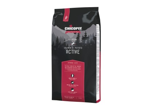 Chicopee HNL Active Salmon & Potato koeratoit 12kg