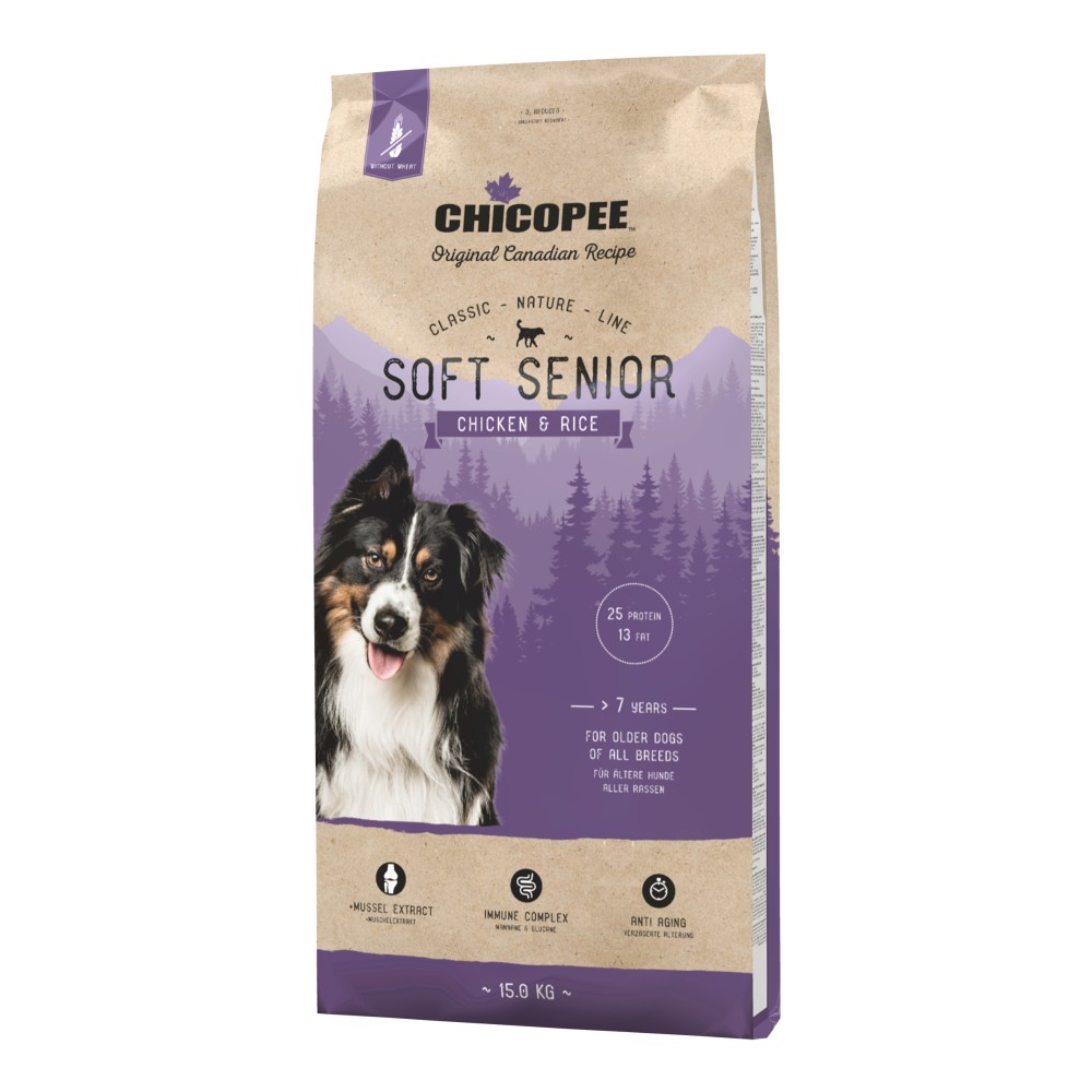 Chicopee CNL Soft Senior Chicken & Rice koeratoit 15kg