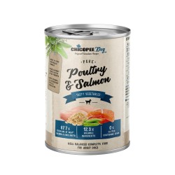 Chicopee Pure Poultry & Salmon konserv koertele 400g