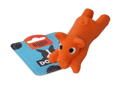 Bubu Pets koeralelu lateksist piiksuv põrsas 13cm