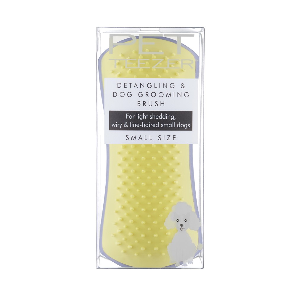 Pet Teezer lilla-kollane karvapusa hari koerale S