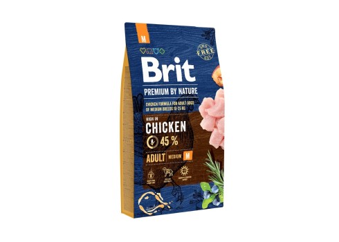 Brit Premium by Nature Adult M koeratoit 8 kg