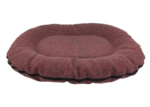 Cazo Oval Bed Luna punane pesa koertele 105x140x17cm
