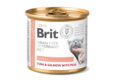 Brit Veterinary Diet Renal konserv kassidele 200g