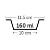 Flamingo libisemisvastase põhjaga punane kauss kassile ø 11cm - 160ml