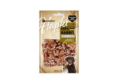 Flamingo Hapki Rabbit + Rice Bites närimismaius koerale 85g
