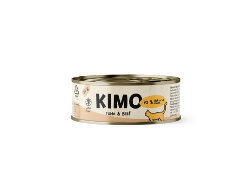 Kimo Tuna & Beef konserv kassidele 70g