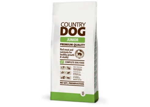 Country Dog Junior koeratoit 15kg