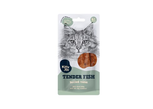 Kitty Joy Tender Boiled Tuna naturaalne maius kassile 25g