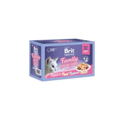 Brit Premium Delicate Jelly Family multipakk märgtoit kassidele 12x85g