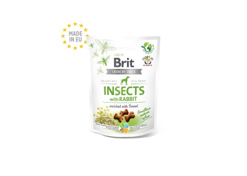 Brit Care Insects with Rabbit närimismaius koertele 200g