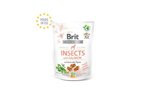 Brit Care Insects with Salmon närimismaius koertele 200g
