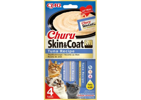 Churu Skin & Coat tuunikalaga maius kassile 4x14g