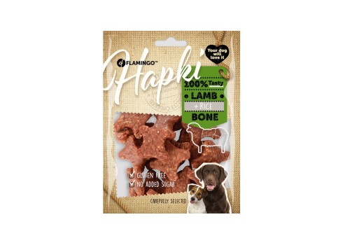 Flamingo Hapki Lamb + Rice Bone närimismaius koerale 170g