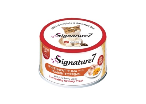 Signature7 Whitemeat Tuna with Pumpkin konserv kassidele 70g