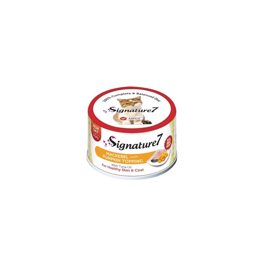Signature7 Mackerel with Pumpkin konserv kassidele 70g