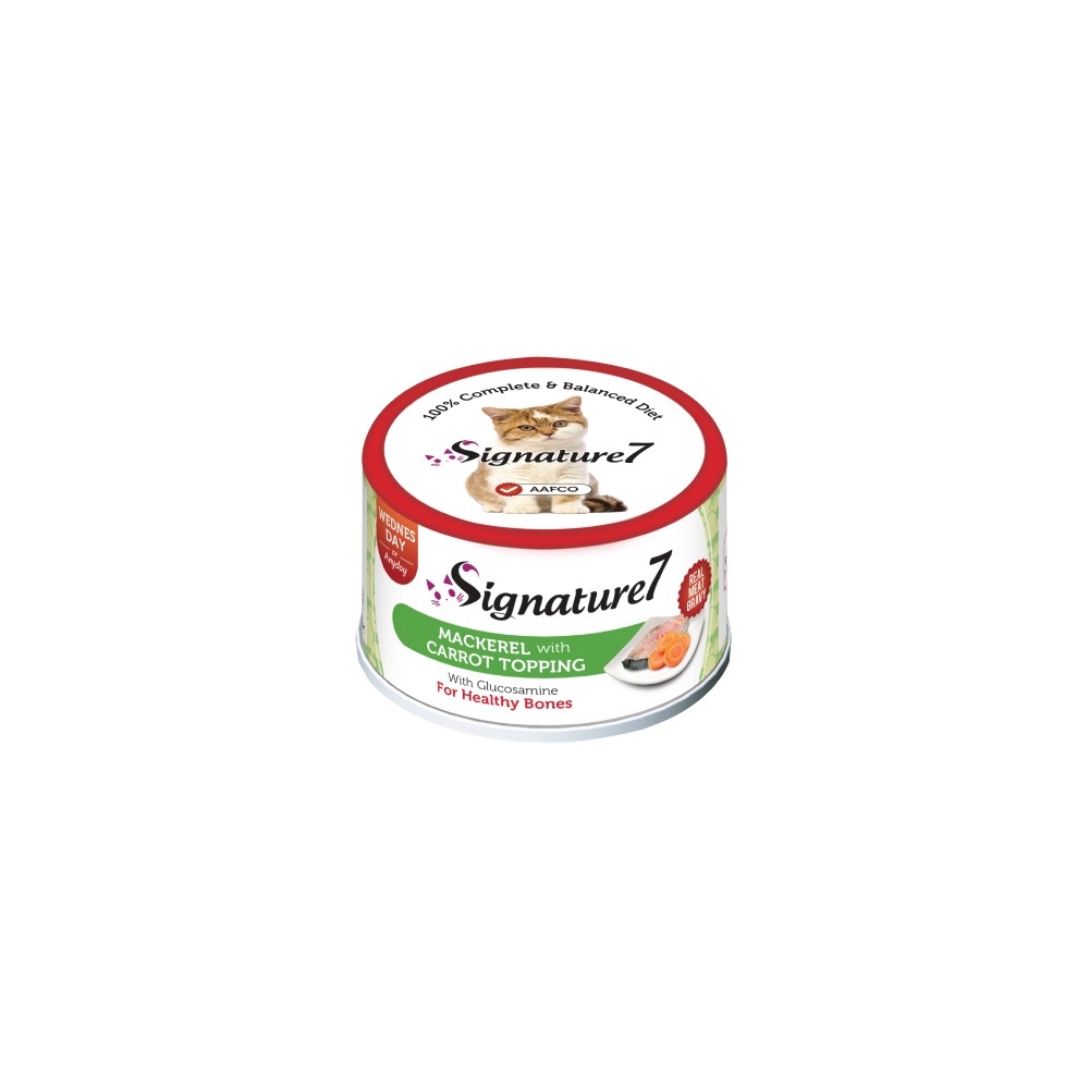 Signature7 Mackerel with Carrot konserv kassidele 70g