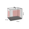 Flamingo metallpuur Keo koerale L 57x93x62cm