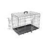 Flamingo metallpuur Keo koerale M 47x77x54cm