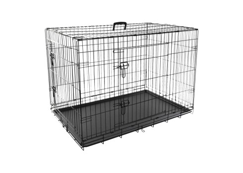 Flamingo must metallpuur Keo koerale XL 70x109x76cm