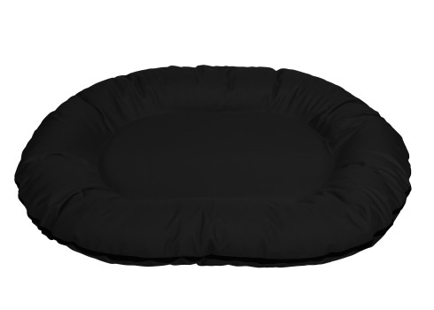 Cazo Oval Bed must pesa koertele 60x80x14cm